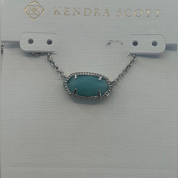 Kendra Scott Jewelry - NWT Kendra Scott silver London blue necklace